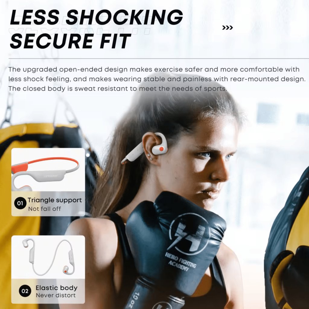 Micro Open - Ear Bluetooth - Sweat Resistant Headphones - Micro Earplugs